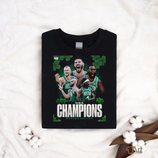 Original The Boston Celtics Are The 2023 24 NBA Champions Banner 18 Secured Shirt
