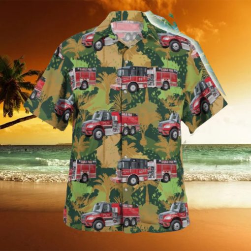 Eagle Nebraska Eagle Volunteer Fire Department Hawaiian Shirt