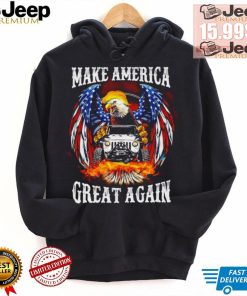 Eagle Trump with Jeep make America great again 2024 shirt