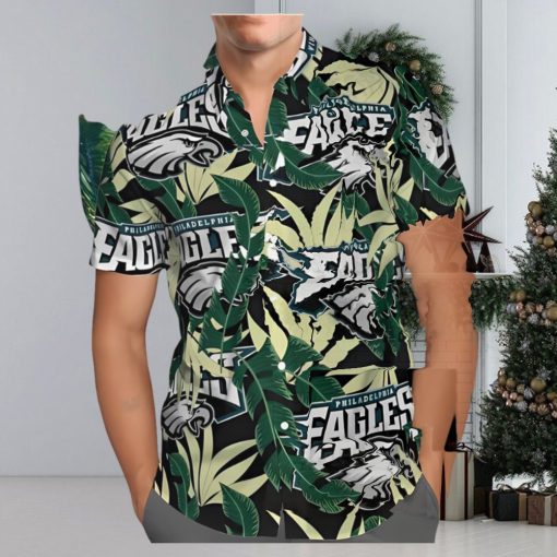 Eagles Hawaiian Shirt Logo Pattern Philadelphia Eagles Gift