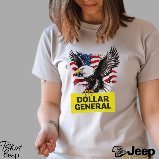 Eagles With Dollar General American Flag Shirt