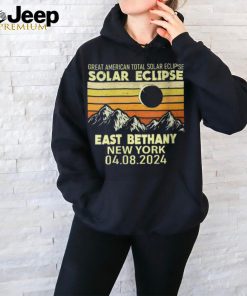 East Bethany New York Total Solar Eclipse 2024 T Shirt