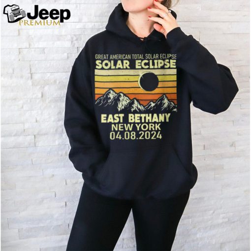 East Bethany New York Total Solar Eclipse 2024 T Shirt