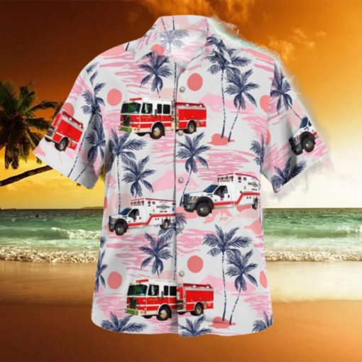 East Brookfield Massachusetts East Brookfield Fire Department Hawaiian Shirt