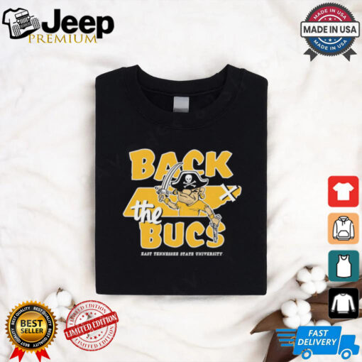 East Tennessee State Buccaneers football back the bucs shirt