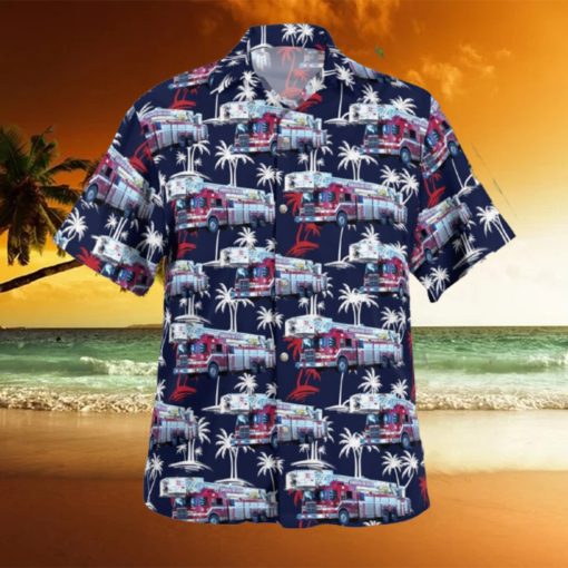 Edmonton Fire Rescue Services Alberta Canada. Hawaiian Shirt