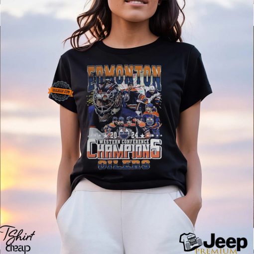 Edmonton Oilers 2024 Western Conference Champions T Shirt