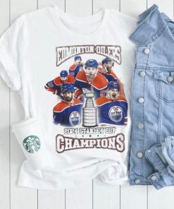 Edmonton Oilers NHL 2024 Stanley Cup Champions Trophy shirt