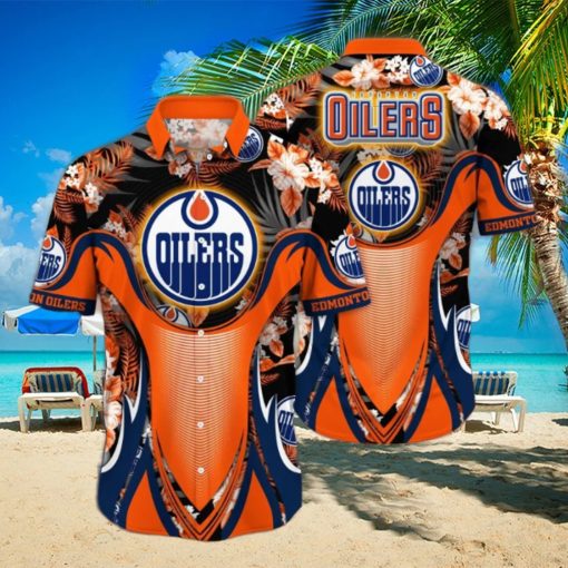 Edmonton Oilers NHL Hawaiian Shirt