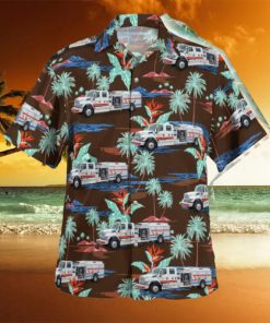 Egg Harbor City New Jersey Lower Bank Volunteer Fire Company Hawaiian Shirt