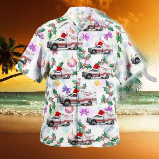 El Dorado County EMS Agency California Christmas Hawaiian Shirt