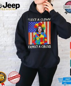 Elect A Clown Expect A Circus Anti Kamala Harris Shirt