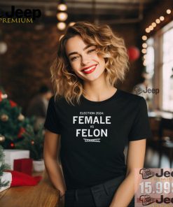 Election 2024 Female Vs Felon T Shirt