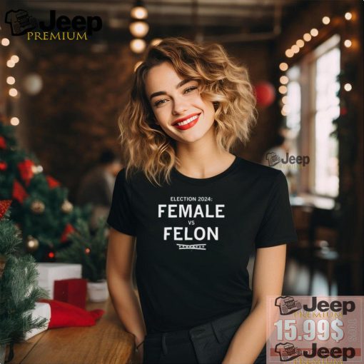 Election 2024 Female Vs Felon T Shirt