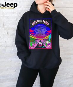 Electric Feels 2024 Indie Rock + Electronic Dance Party Poster Shirt