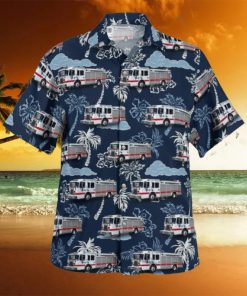 Elizabeth New Jersey Elizabeth Fire Department Hazmat 1 Hawaiian Shirt