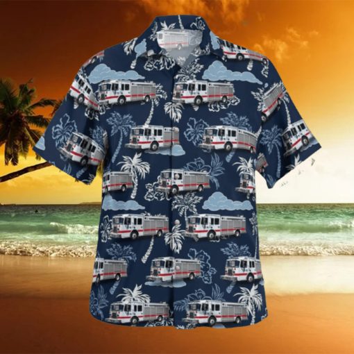 Elizabeth New Jersey Elizabeth Fire Department Hazmat 1 Hawaiian Shirt