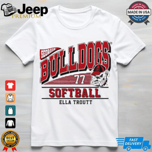 Ella Troutt #77 Georgia Bulldogs softball shirt