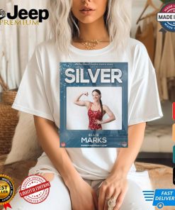 Ellie Marks Silver Medal Women’s 50M Freestyle S6 Paralympic Games Paris 2024 Poster t shirt