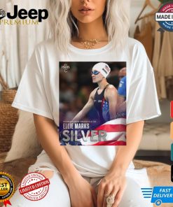 Ellie Marks Team USA Silver Medal Women’s 50m Freestyle S6 Paris Paralympics Poster t shirt