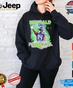 Emerald city football DK Metcalf Seattle Seahawks shirt