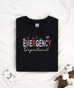 Emergency Department 4Th Of July Usa Emergency Room Nurse T Shirt