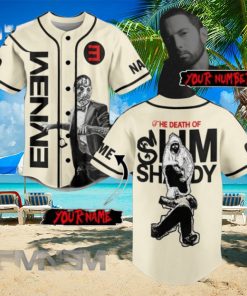 Eminem The Death Of Slim Shady Custom Baseball Jersey