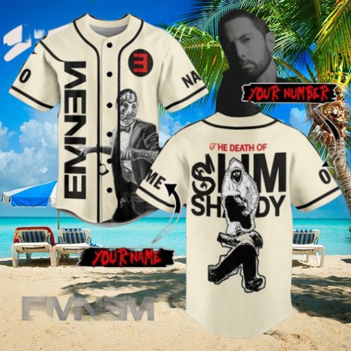 Eminem The Death Of Slim Shady Custom Baseball Jersey