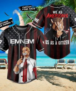 Eminem We As Americans Us As A Citizen Custom Baseball Jersey