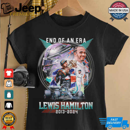 Ens of an era lewis hamilton 2013 2024 shirt