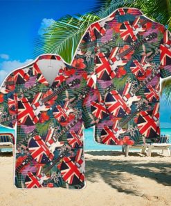 Epiphone ES 335 Union Jack Hawaiian Shirt Summer Holiday Gift