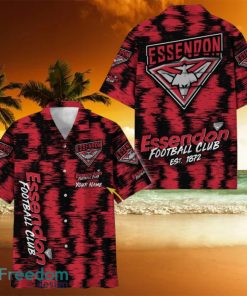 Essendon Bombers AFL Hawaiian Shirt Trending Design Custom Name