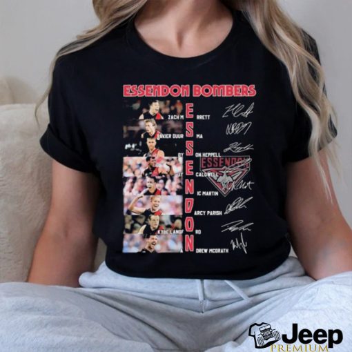 Essendon Bombers Team Players Signatures Shirt