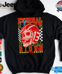 Eternal Rider skull helmet shirt