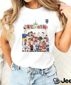 Euro 2024 All Team In Cartoon Style The Field Is Complete Unisex T Shirt