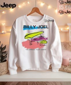 Event Billy Joel Piano The Bridge Tour 86 87 T Shirt