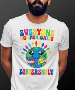 Everyone Communicates Differently Autism Month shirt