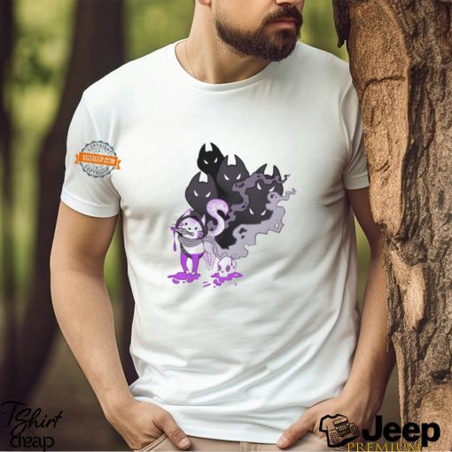 Evocaitart Asexual Pride Cat T Shirt