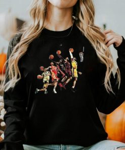 Evolution of Lebron James Basketball T Shirt