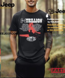 F 1 Trillion Tracklist shirt