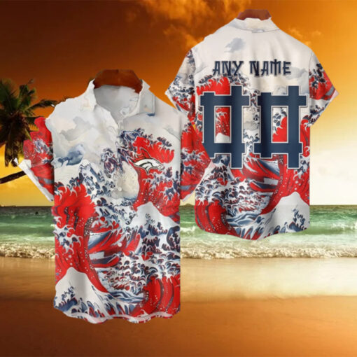 NFL Denver Broncos Football Special Great Wave Hawaiian Shirt