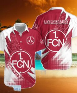 FC Nurnberg Team Logo 3D Hawaiian Shirt For Fans