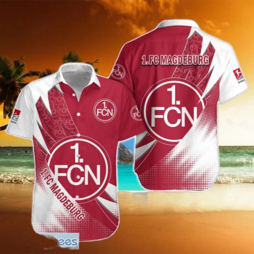 FC Nurnberg Team Logo 3D Hawaiian Shirt For Fans