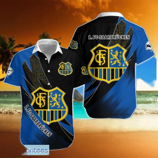 FC Saarbrucken Team Logo 3D Hawaiian Shirt For Fans