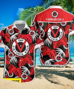 FC Viktoria Koln 1904 e.V Leaf Tropical Pattern Hawaiian Shirt For Men Women