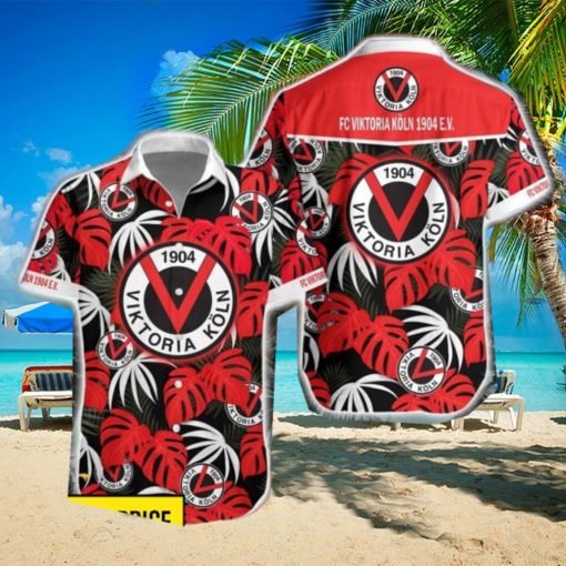 FC Viktoria Koln 1904 e.V Leaf Tropical Pattern Hawaiian Shirt For Men Women