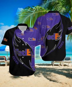 FEDEX Logo Brand Hawaiian Shirt Gift Summer For Men Women