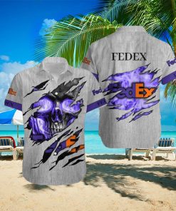 FEDEX Logo Brand Hawaiian Shirt Skull Gift Summer