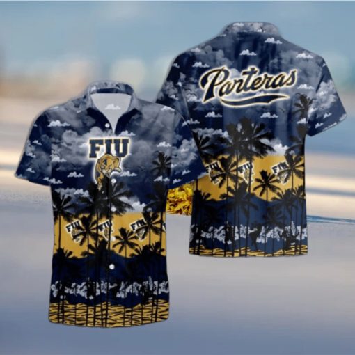 FIU Panthers Palms Tree Hawaiian Shirt