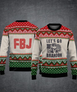 FJB Let’s Go Brandon Trump Funny Christmas Sweater – Unisex Funny Winter Holiday Ugly Christmas Sweater